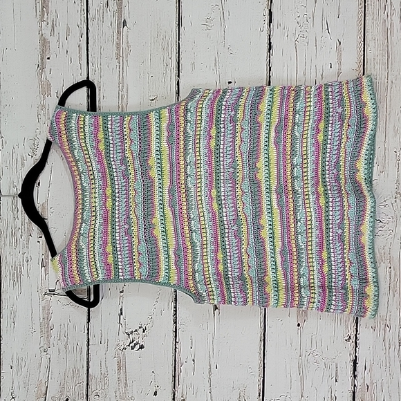 VTG 2000 Susan Bristol Crocheted Sleeveless Top - Picture 4 of 7